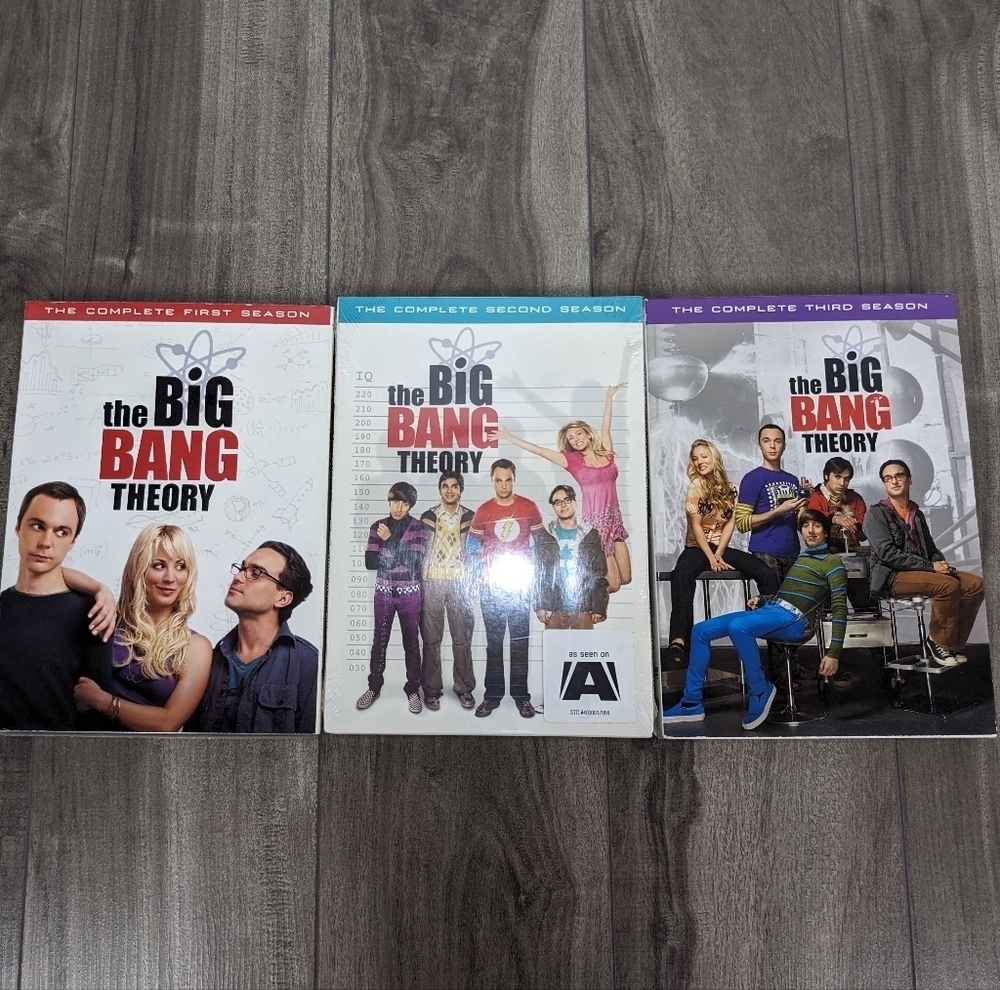 The Big Bang Theory Complete DVD Seasons 1 2 3 New